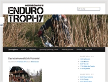 Tablet Screenshot of endurotrophy.pl